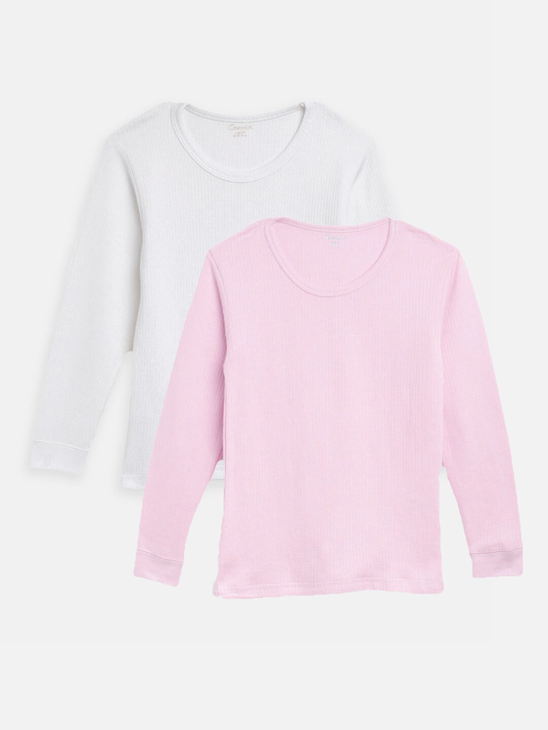 

Kanvin Boys Pack Of 2 Full Sleeves Thermal Tops, Pink