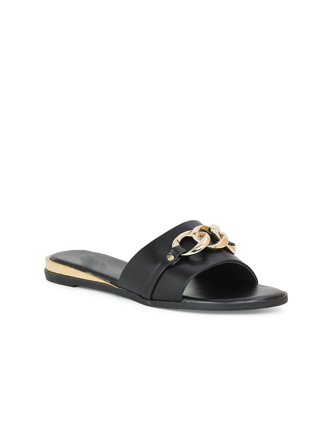 

Inc 5 Women Open Toe Flats, Black