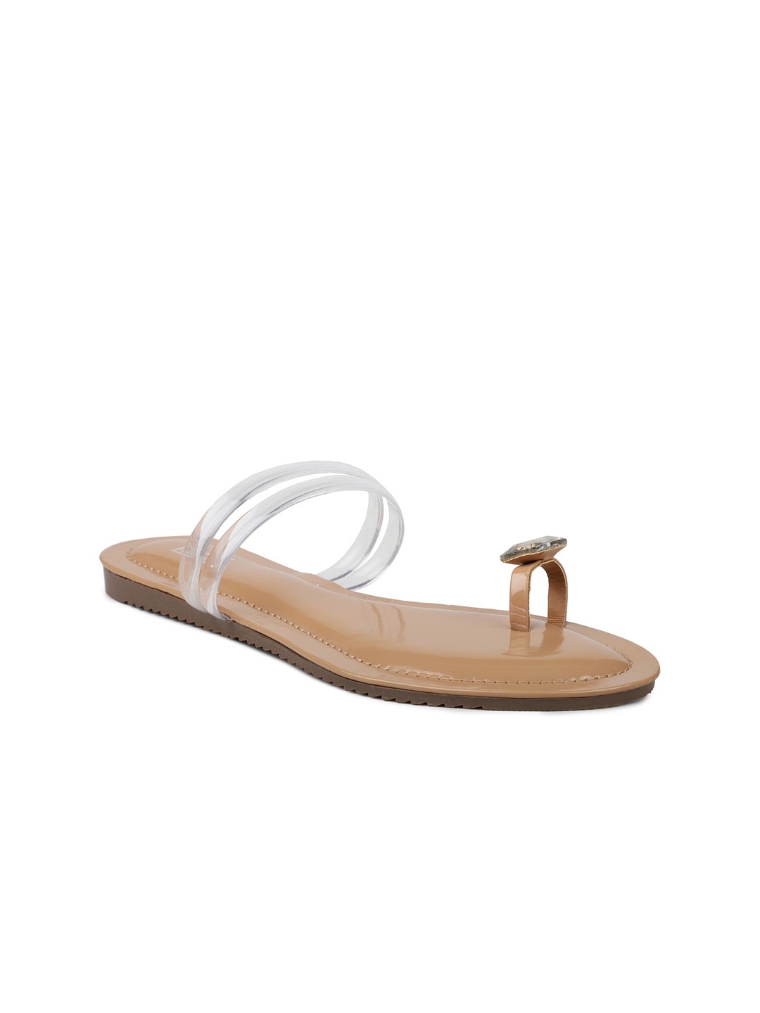 

Inc 5 Women One Toe Flats, Beige