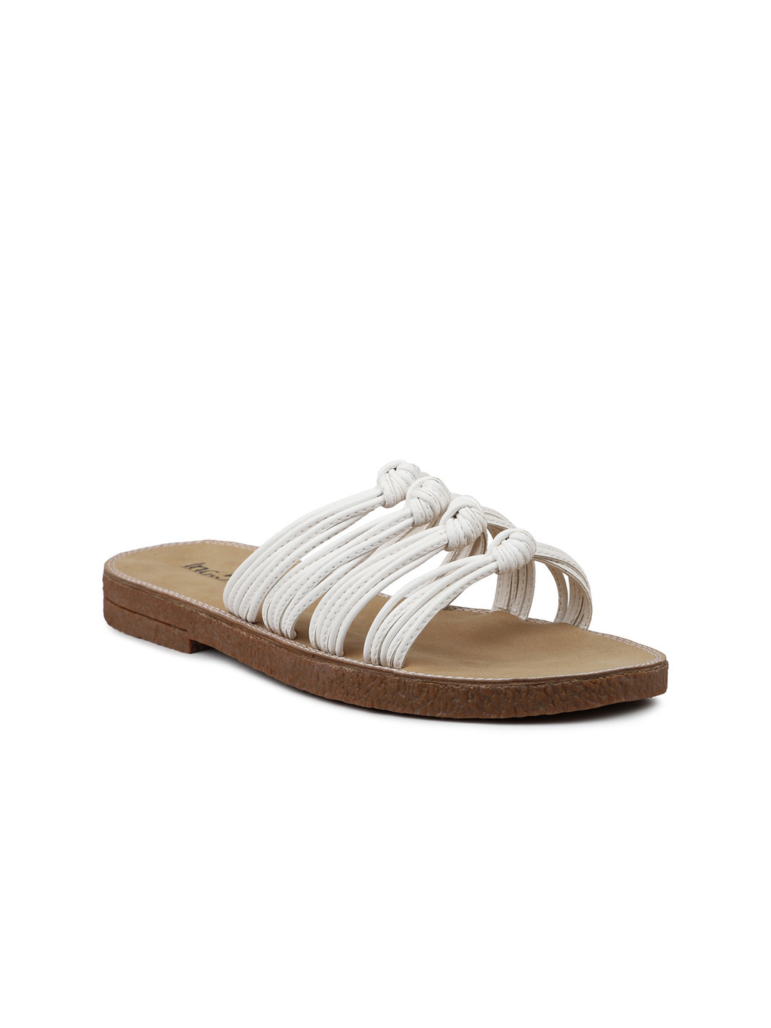 

Inc 5 Women Open Toe Flats, White