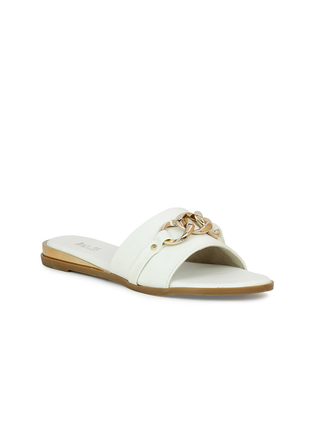 

Inc 5 Women Open Toe Flats, White