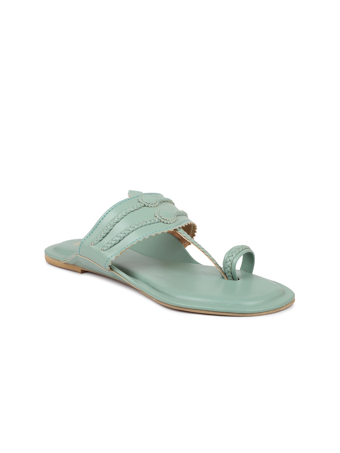 

Inc 5 Women Green Ethnic One Toe Flats