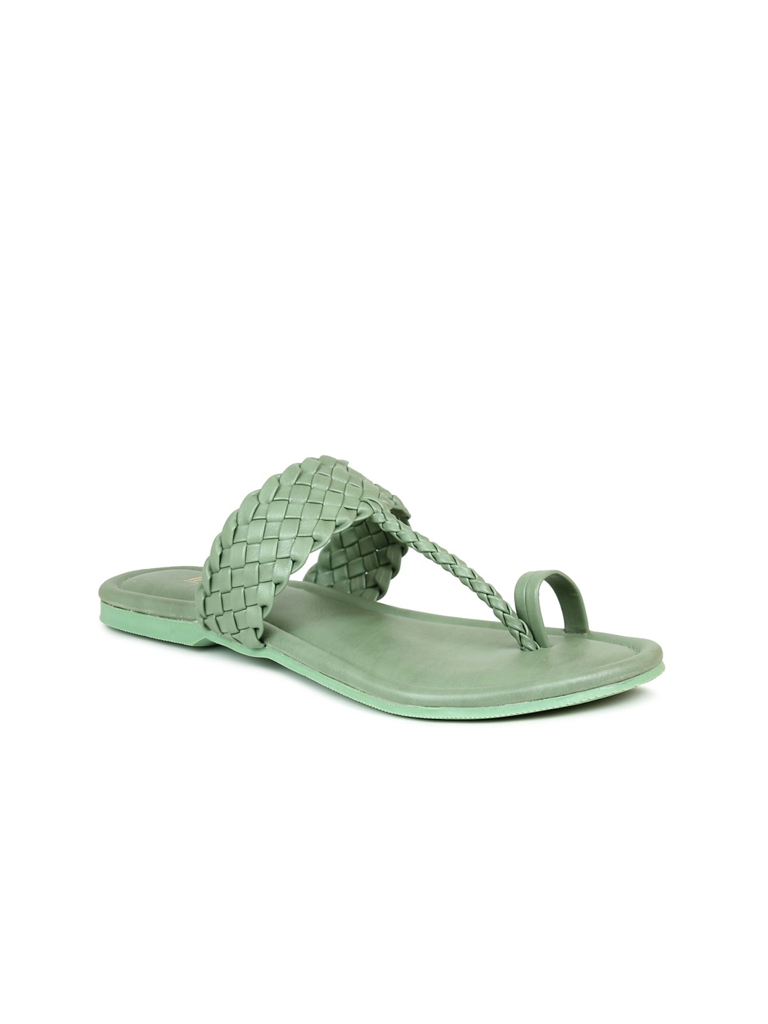 

Inc 5 Women Textured One Toe Flats, Green