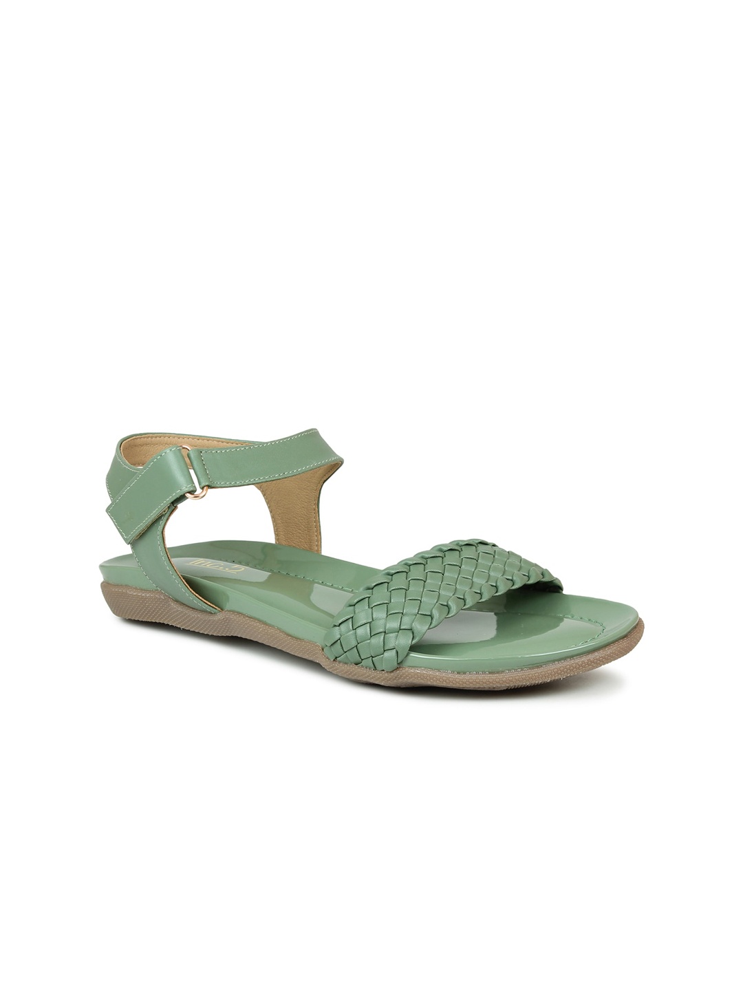 

Inc 5 Women Open Toe Flats, Green