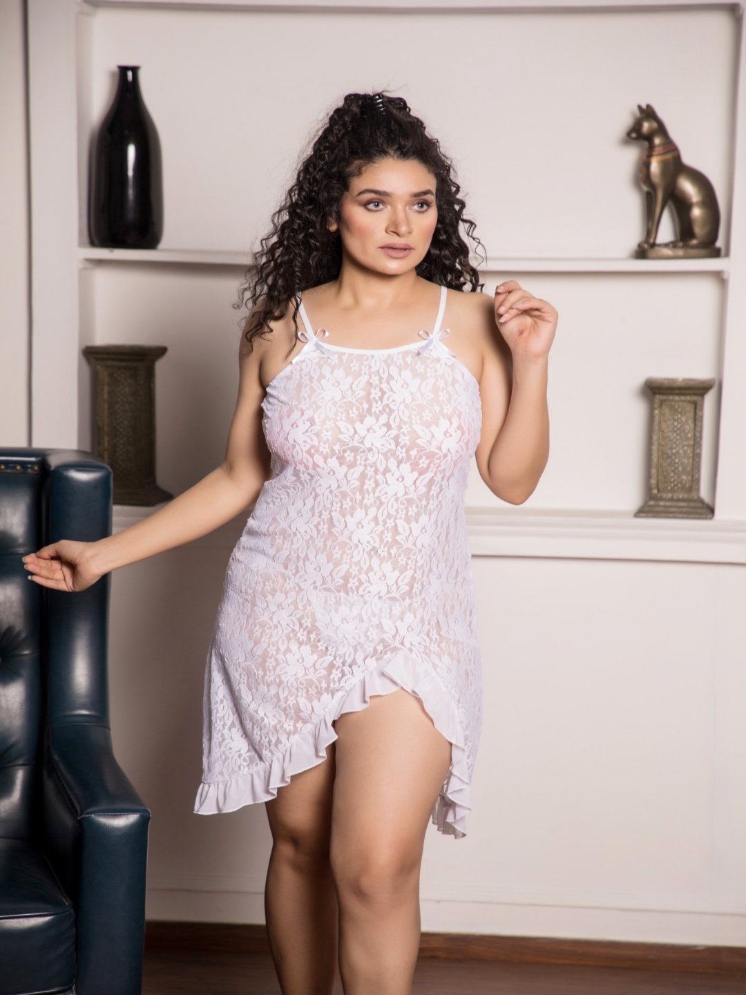 

Shararat Baby Doll With Briefs, White