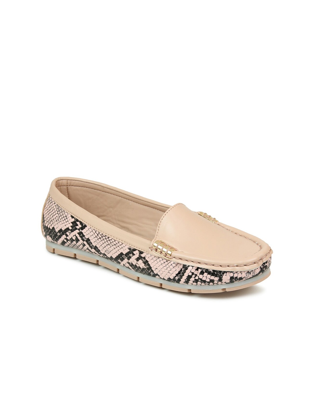 

Inc 5 Women Printed Loafers, Peach