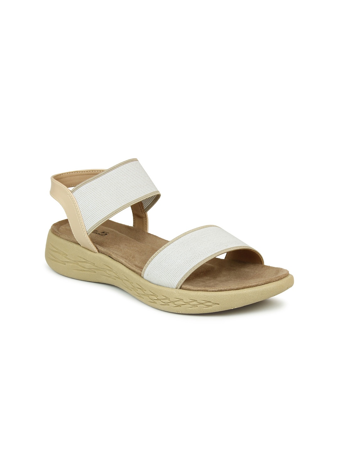 

Inc 5 Women Colourblocked Wedge Sandals, Beige