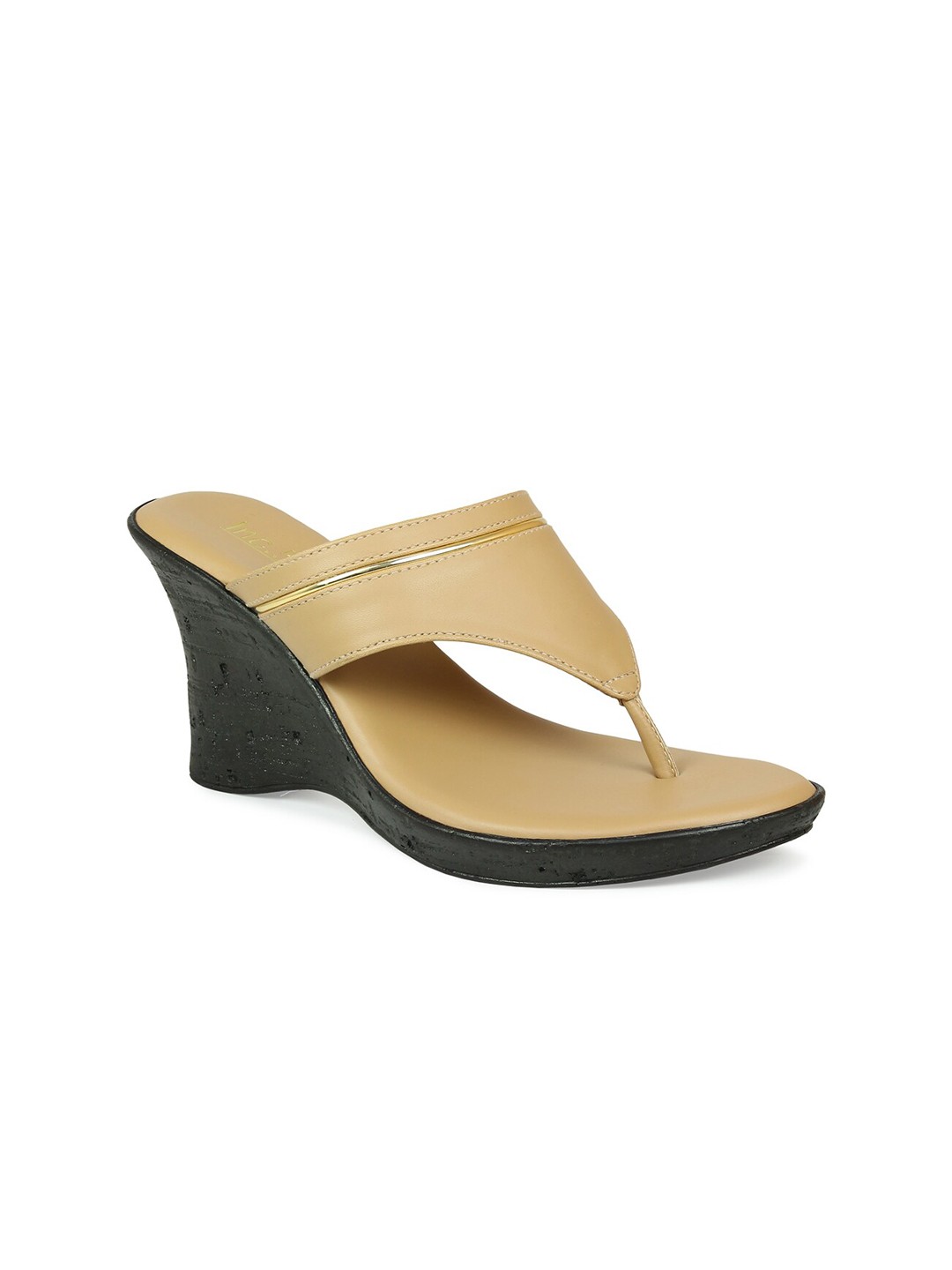 

Inc 5 Open Toe Wedge Heels, Beige