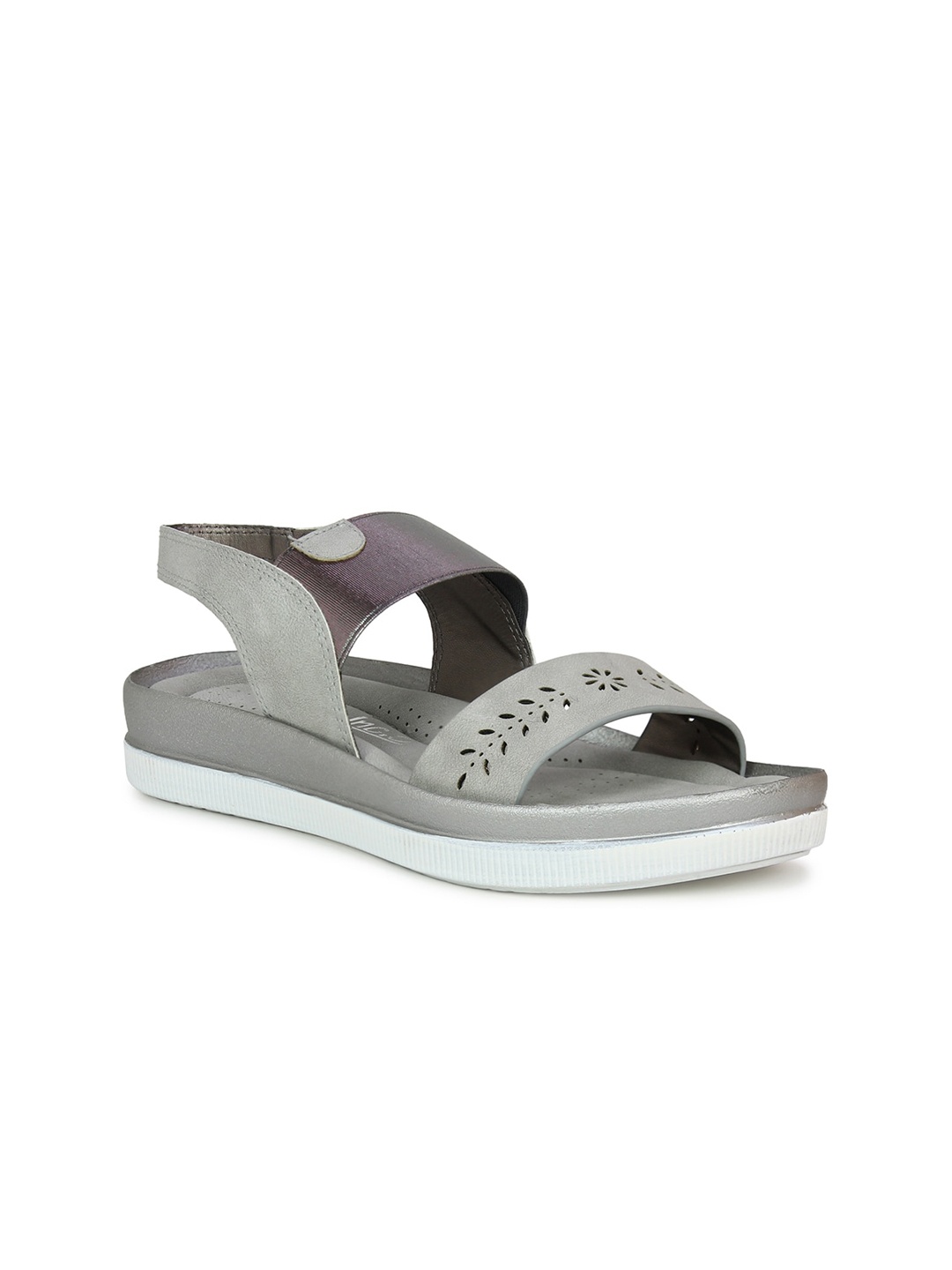 

Inc 5 Grey Textured Flatform Sandals