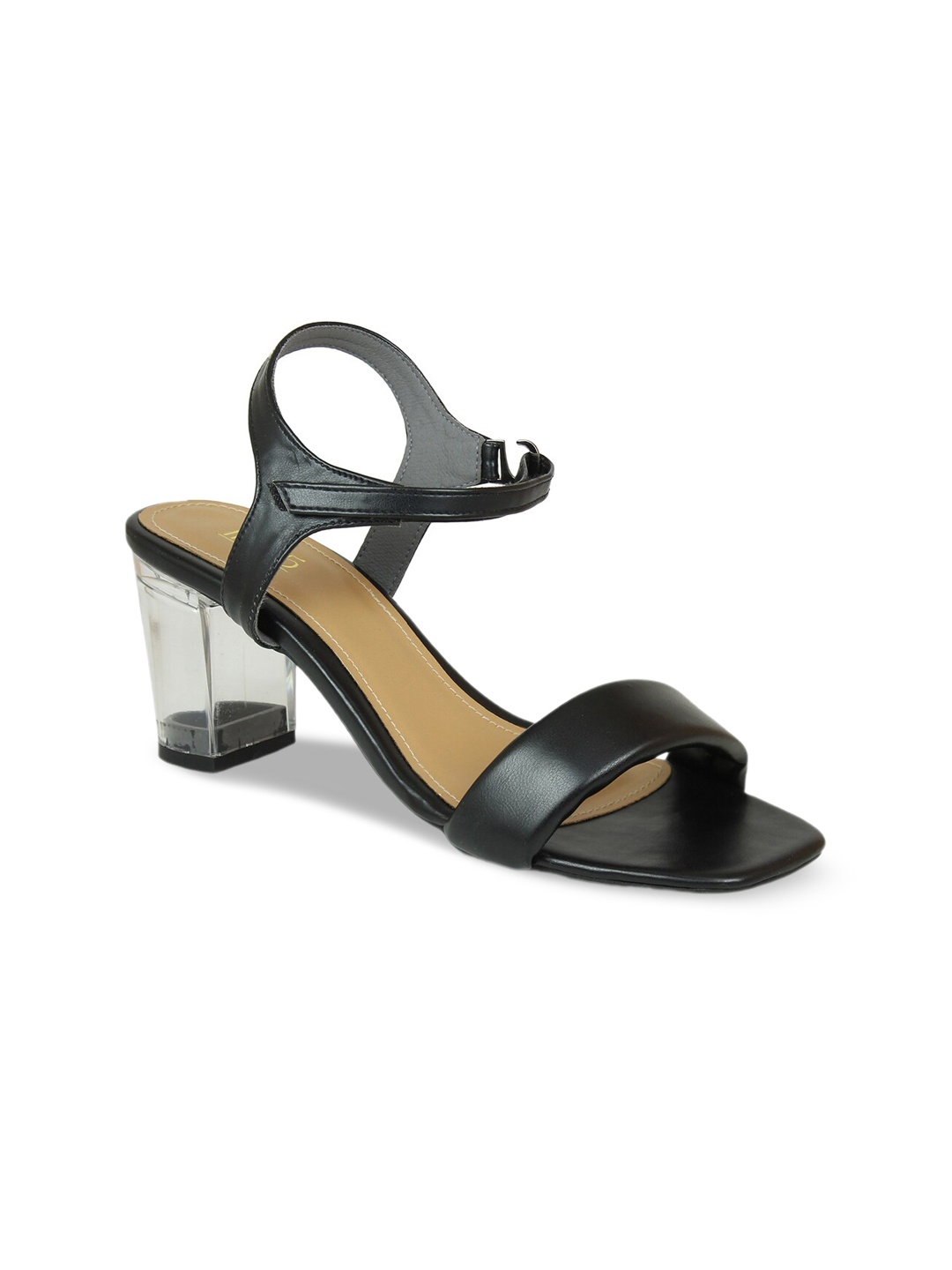 

Inc 5 Block Backstrap Synthetic Sandals, Black
