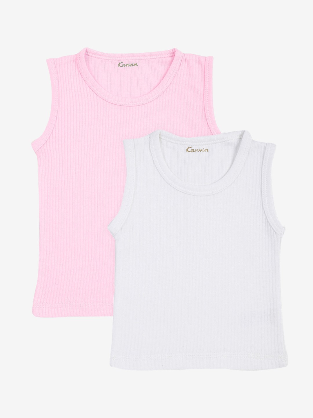 

Kanvin Boys Pack Of 2 Striped Thermal Tops, Pink