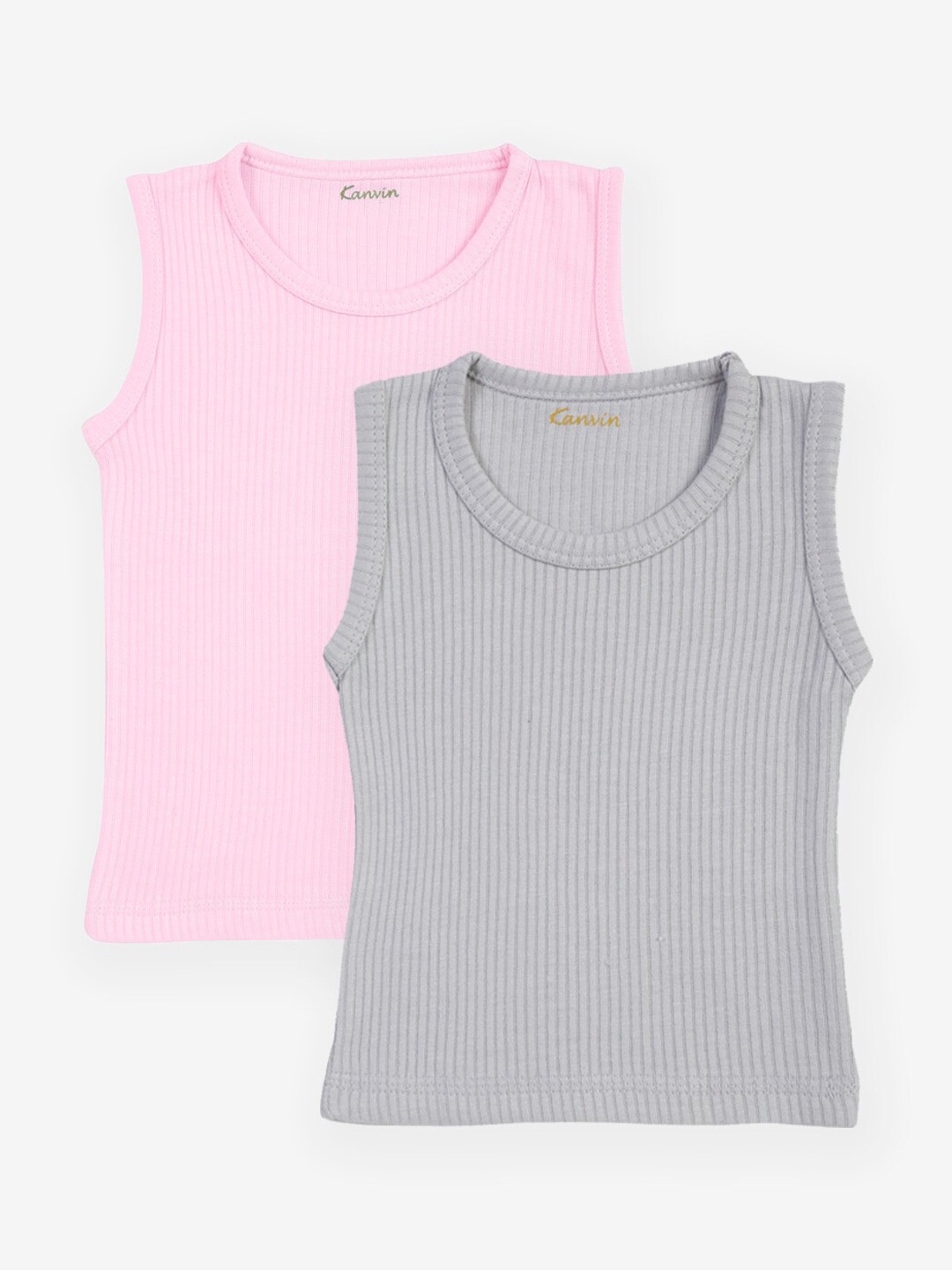 

Kanvin Boys Pack Of 2 Thermal Tops, Pink