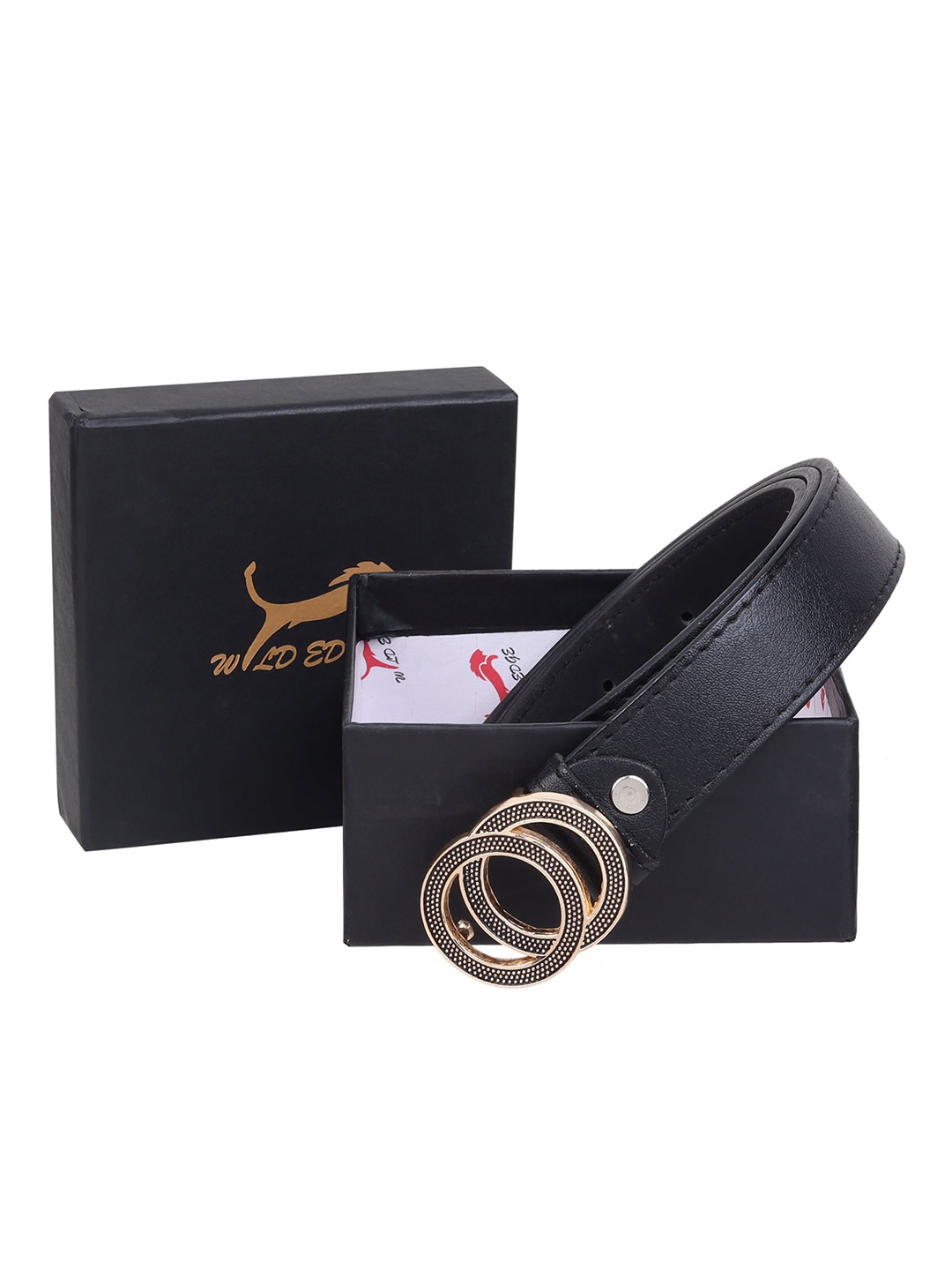 

WILD EDGE Women PU Belt, Black