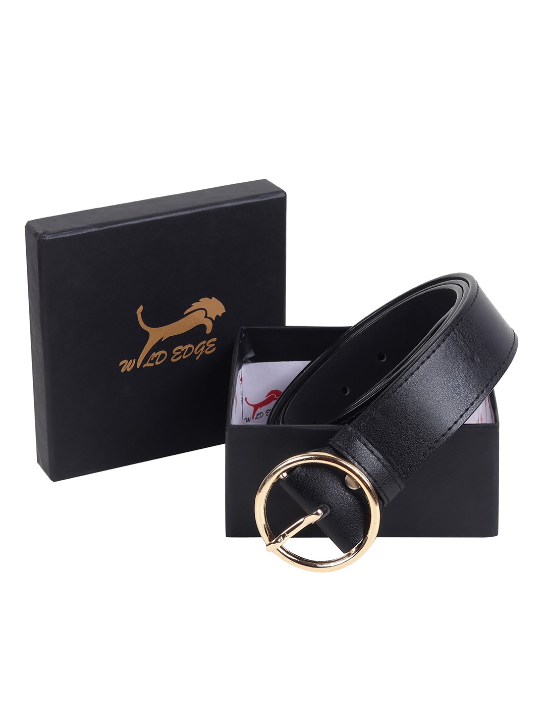

WILD EDGE Women PU Belt, Black