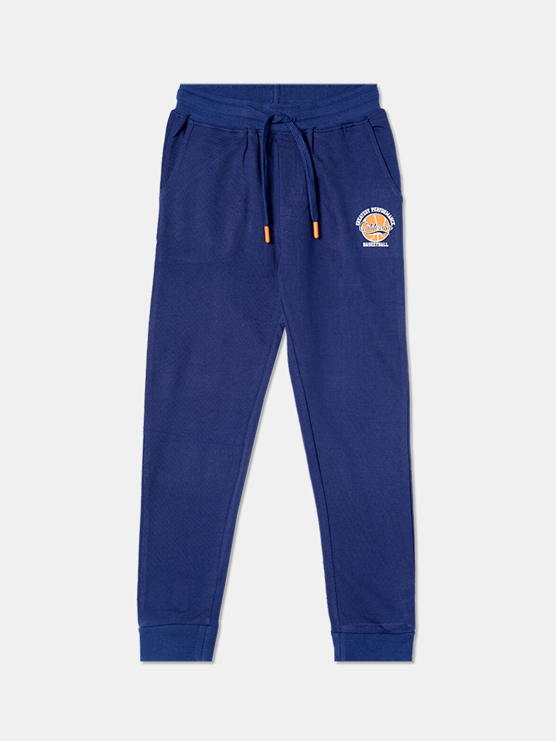 

R&B Boys Cotton Track Pants, Blue
