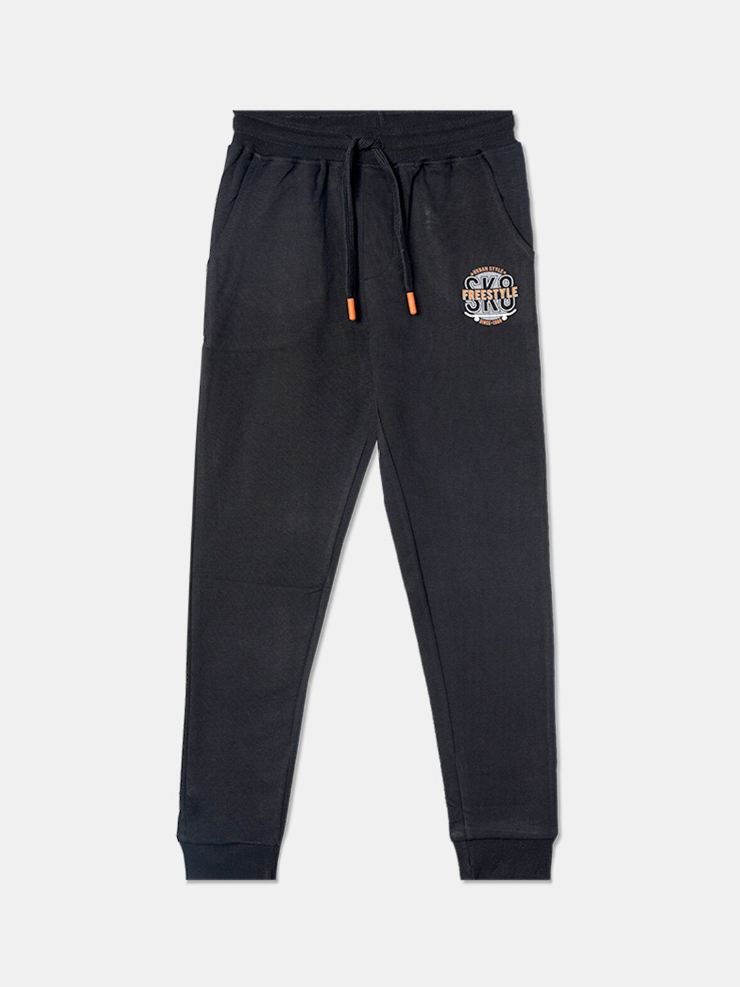 

R&B Boys Black Cotton Joggers