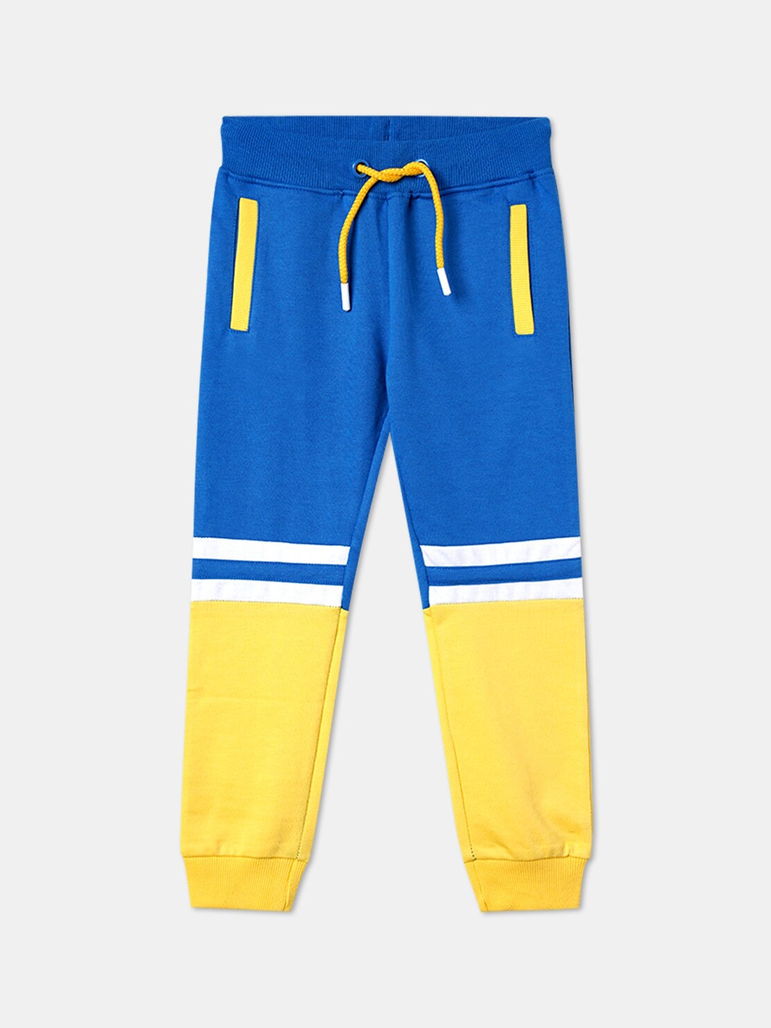 

R&B Boys Cotton Track Pants, Blue