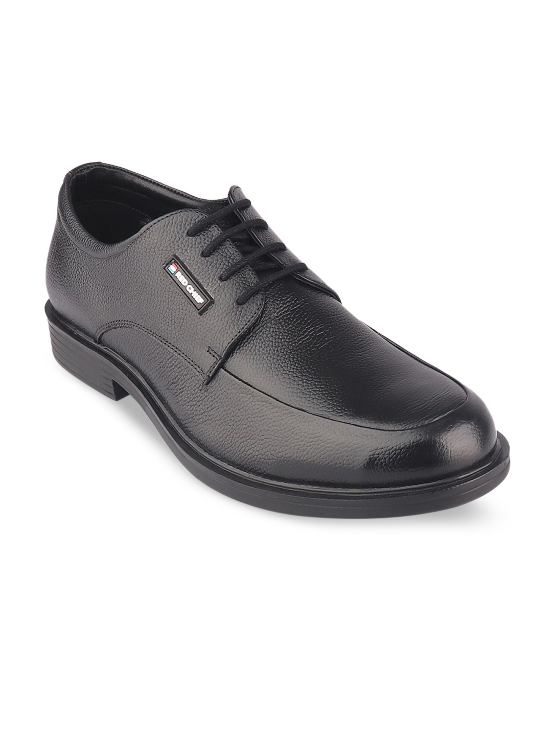 

Red Chief Men Leather Formal Derbys, Black