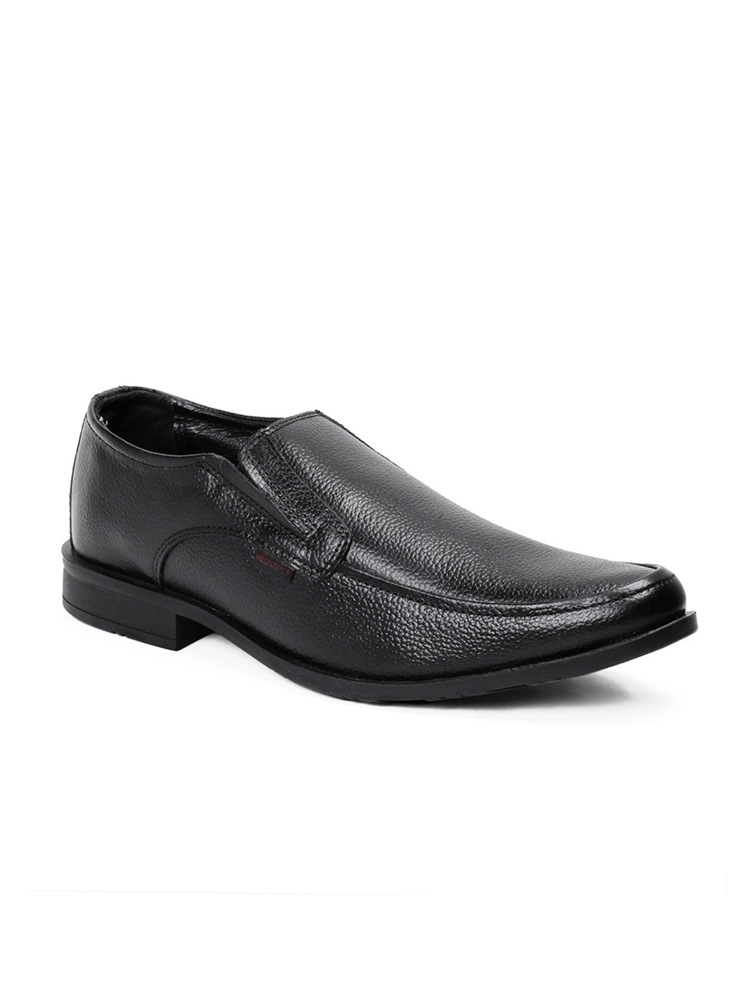 

Red Chief Men Leather Formal Slip-On Shoes, Black