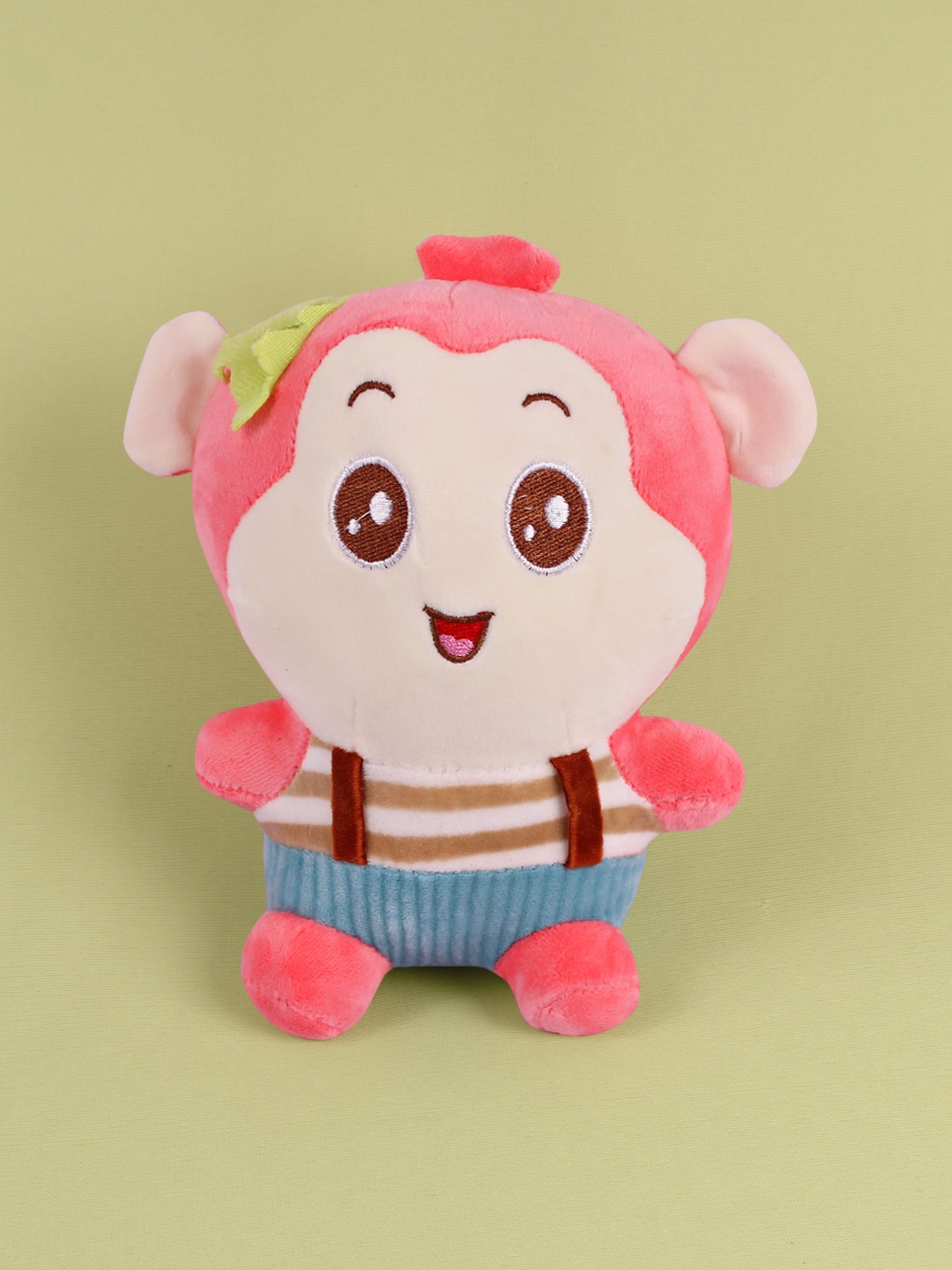 

DukieKooky Kids Printed Monkey Soft Toy, Pink