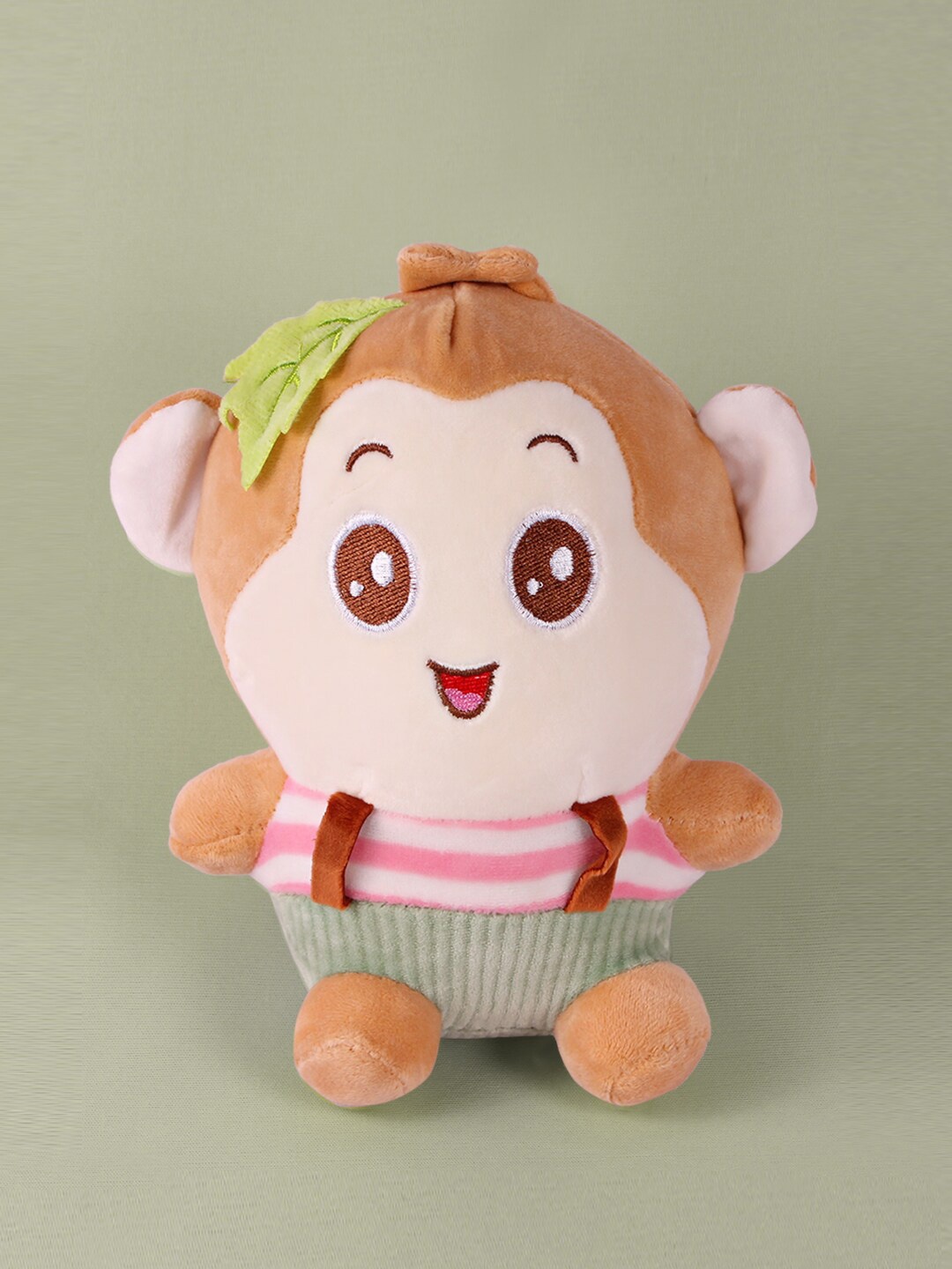 

DukieKooky Kids Printed Monkey Soft Toy, Brown