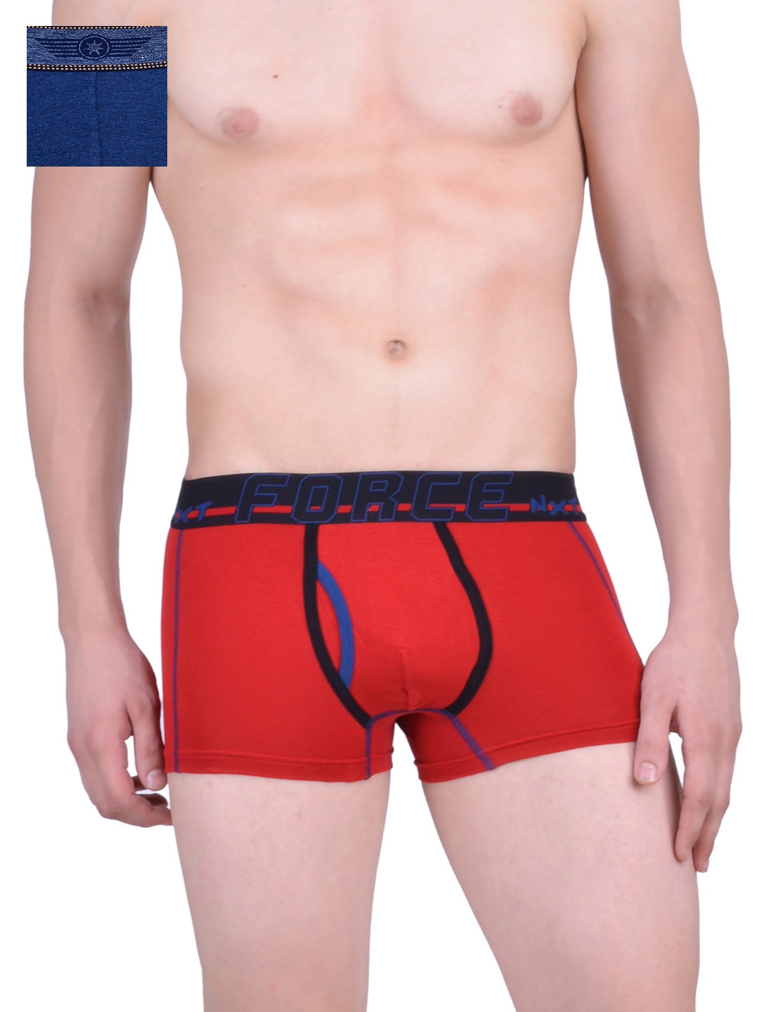 

Force NXT Pack of 2 Assorted Trunks MNFL-42-63, Red