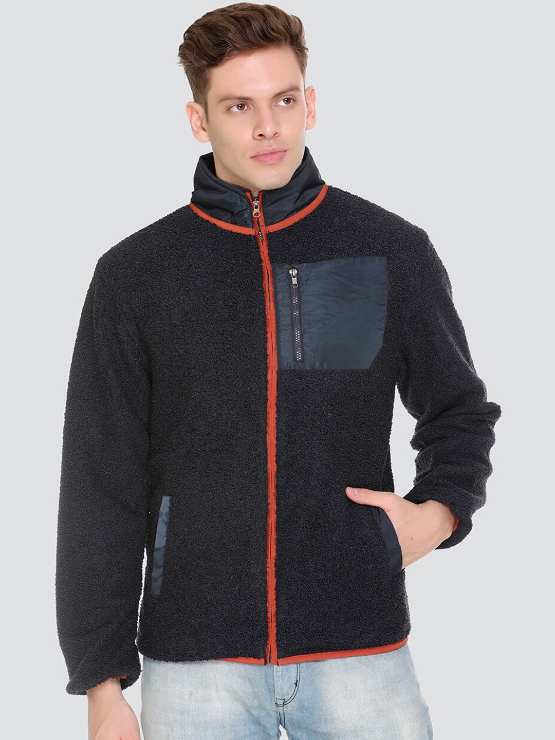 

HONNETE Men Lightweight Puffer Jacket, Navy blue