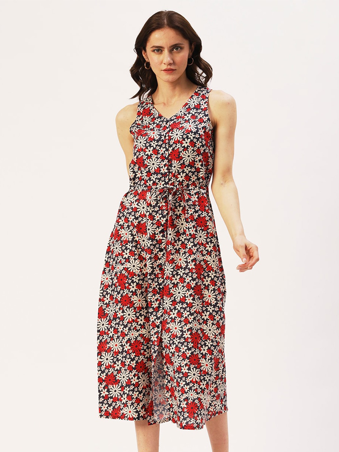 

DressBerry Floral A-Line Midi Dress, Multi