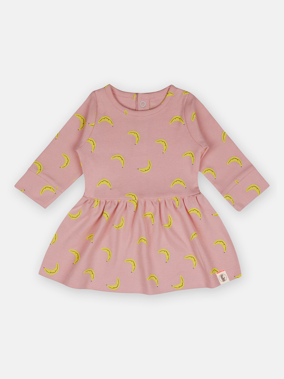 

Babysafe Round Neck Cotton Dress, Pink