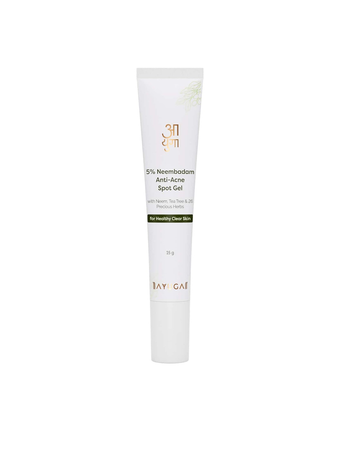 

Ayuga 5% Neembadam Anti-Acne Spot Gel 15g, Transparent