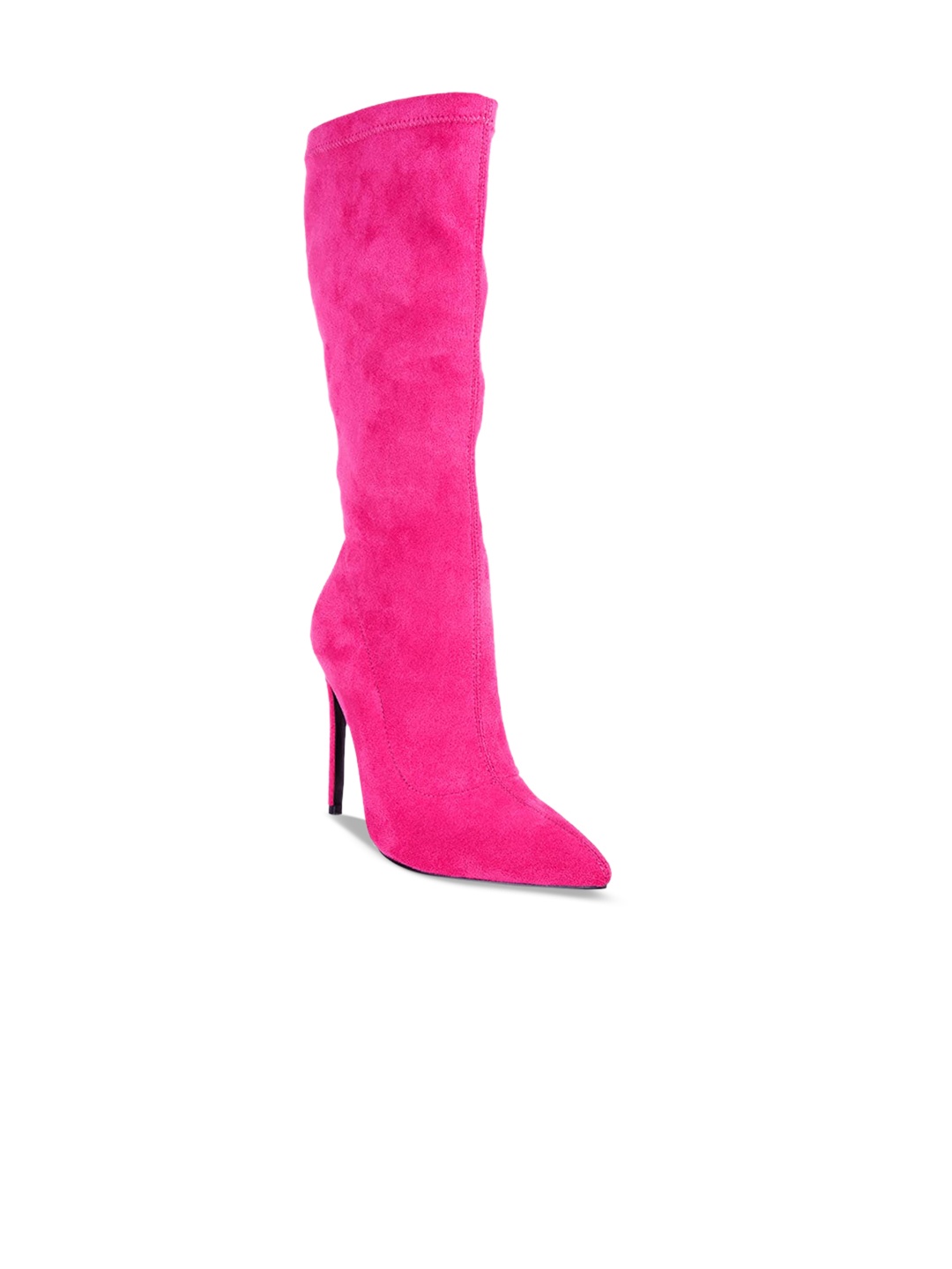 

London Rag Women Stiletto Heel High-Top Winter Boot, Pink