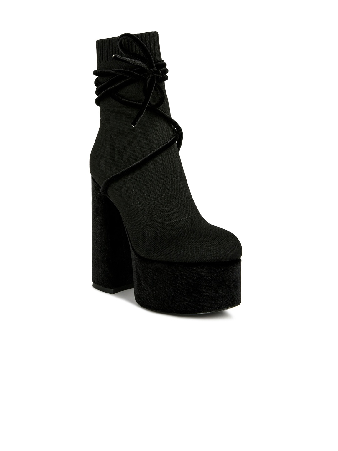 

London Rag Women Platform Heel Winter Boots, Black