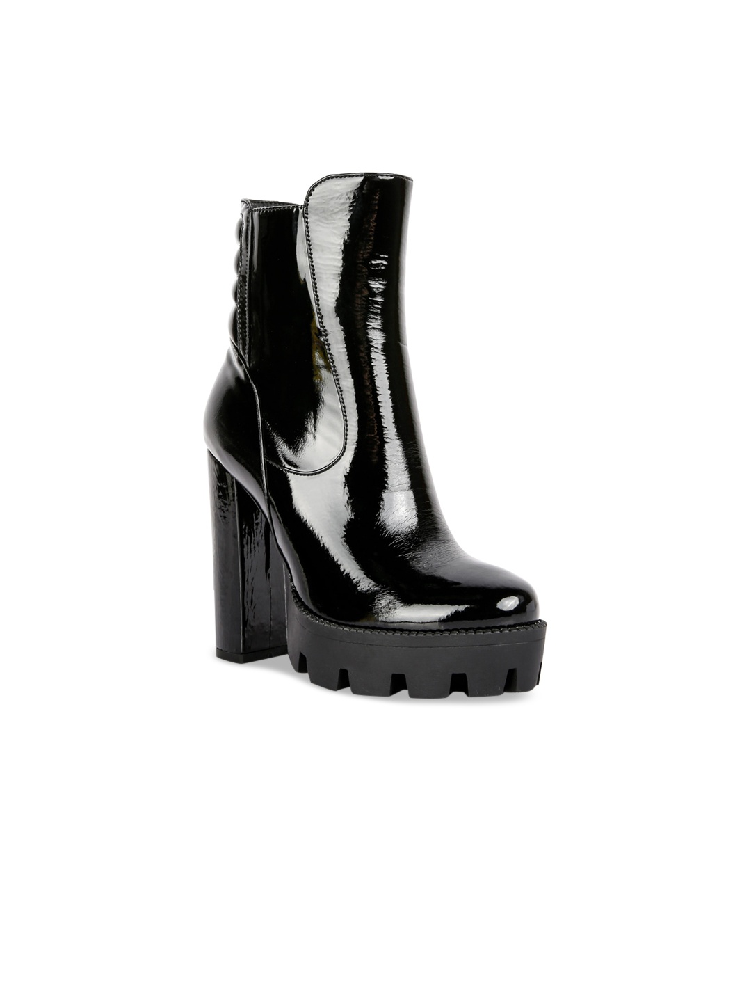 

London Rag Women High Platform Heel Boots, Black
