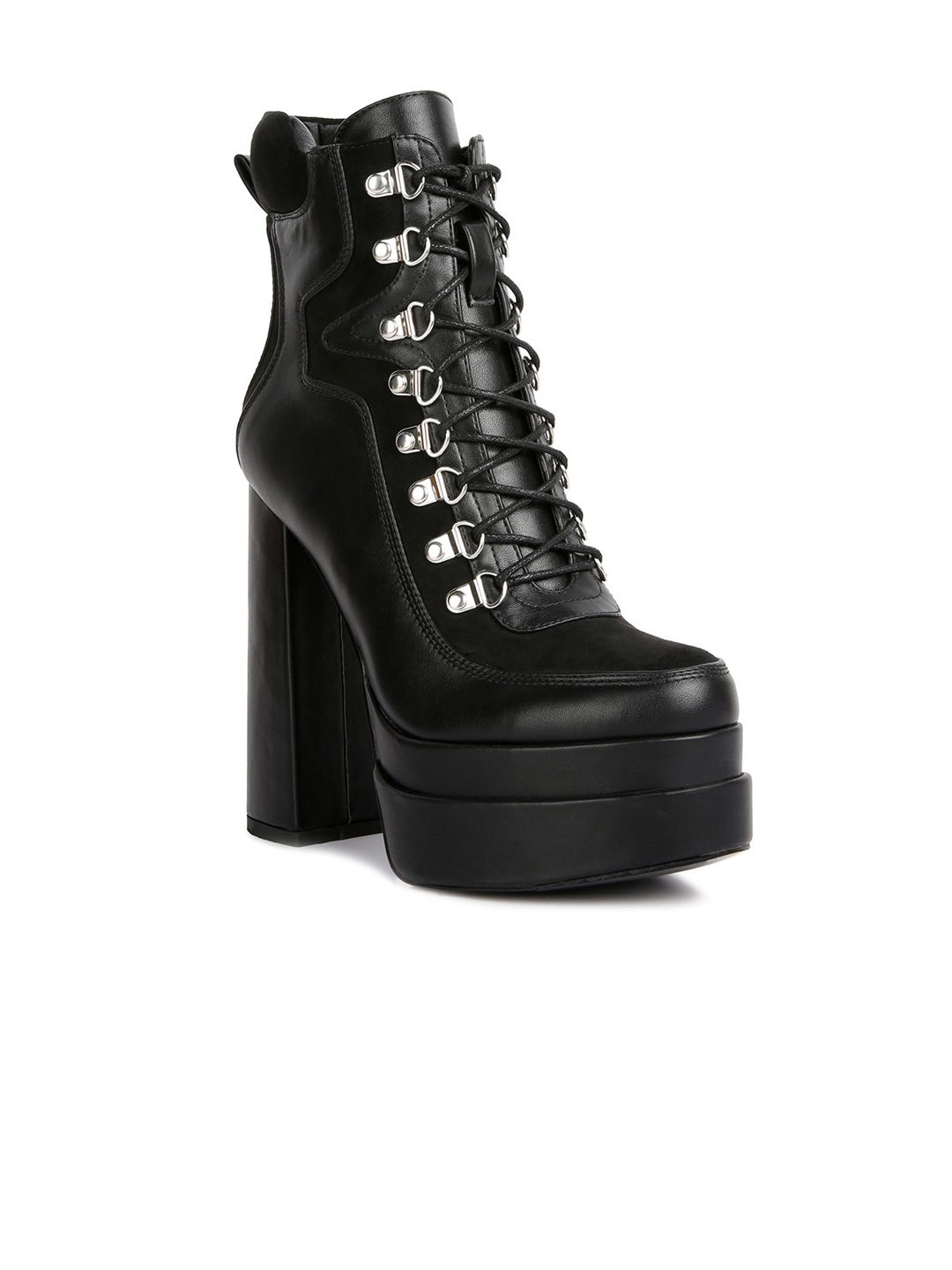 

London Rag Women High Platform Heel Boots, Black
