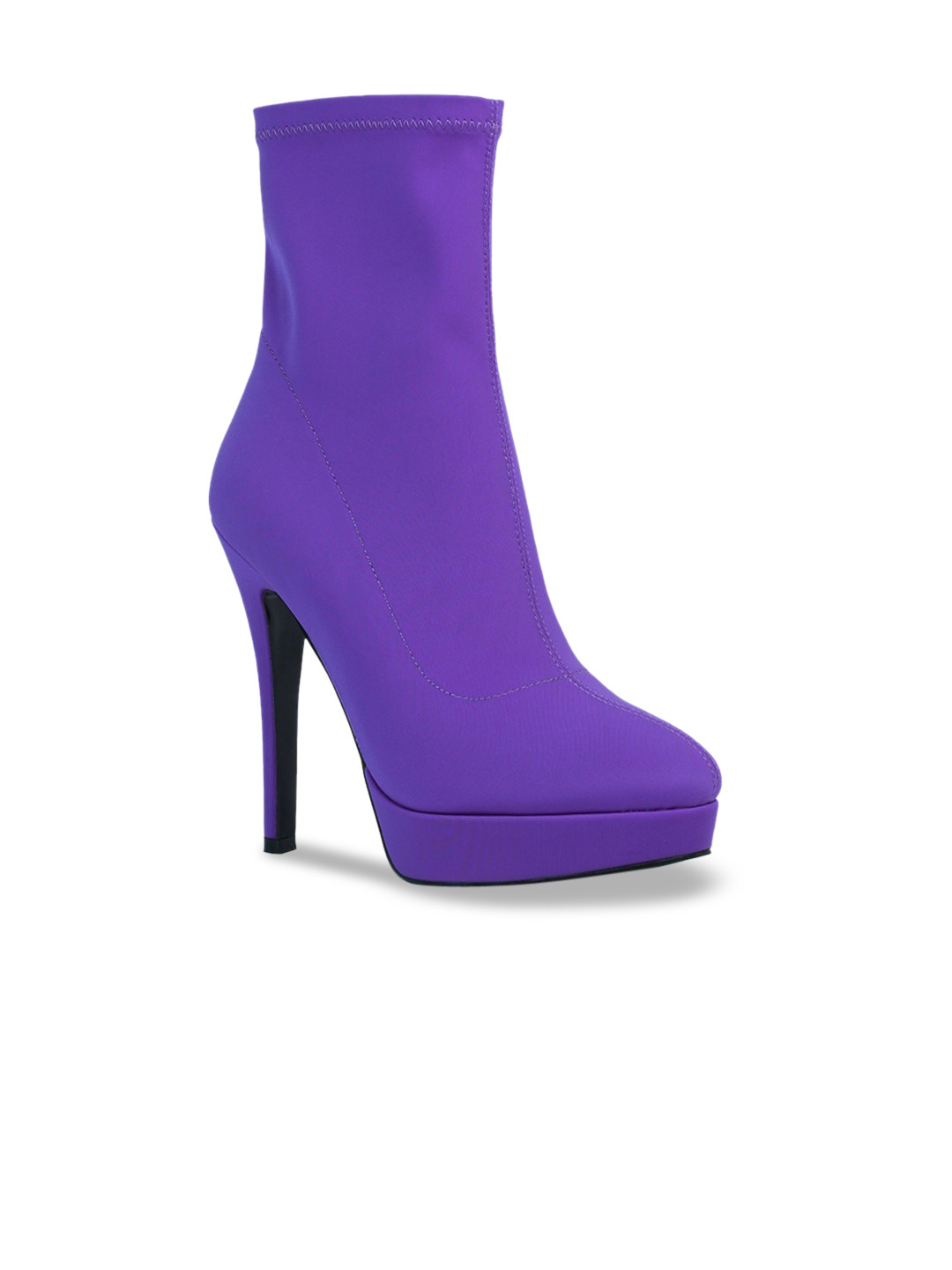 

London Rag Women Stiletto Heel Boots, Purple