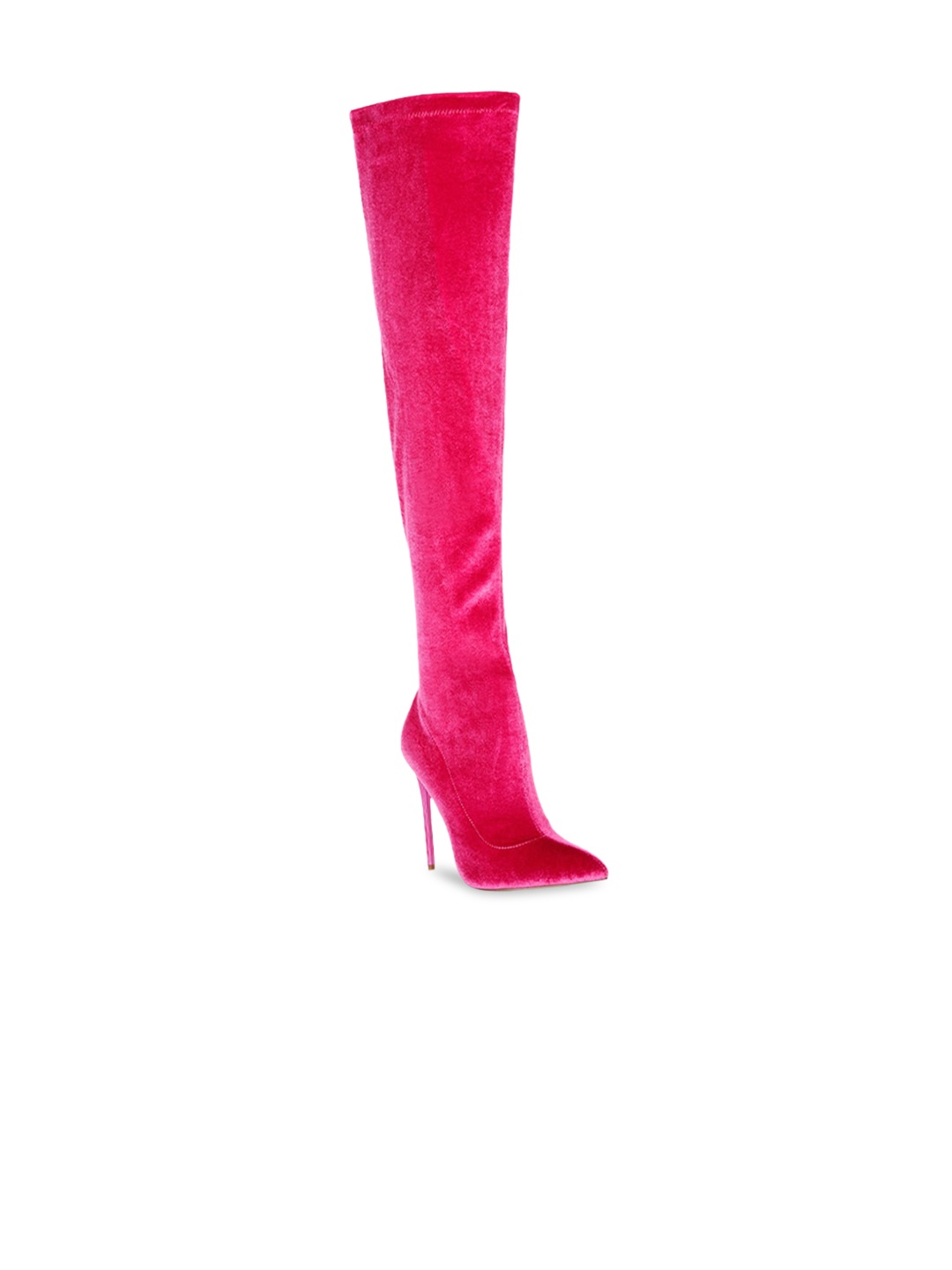 

London Rag Women Calf Length Stiletto Boots, Fuchsia