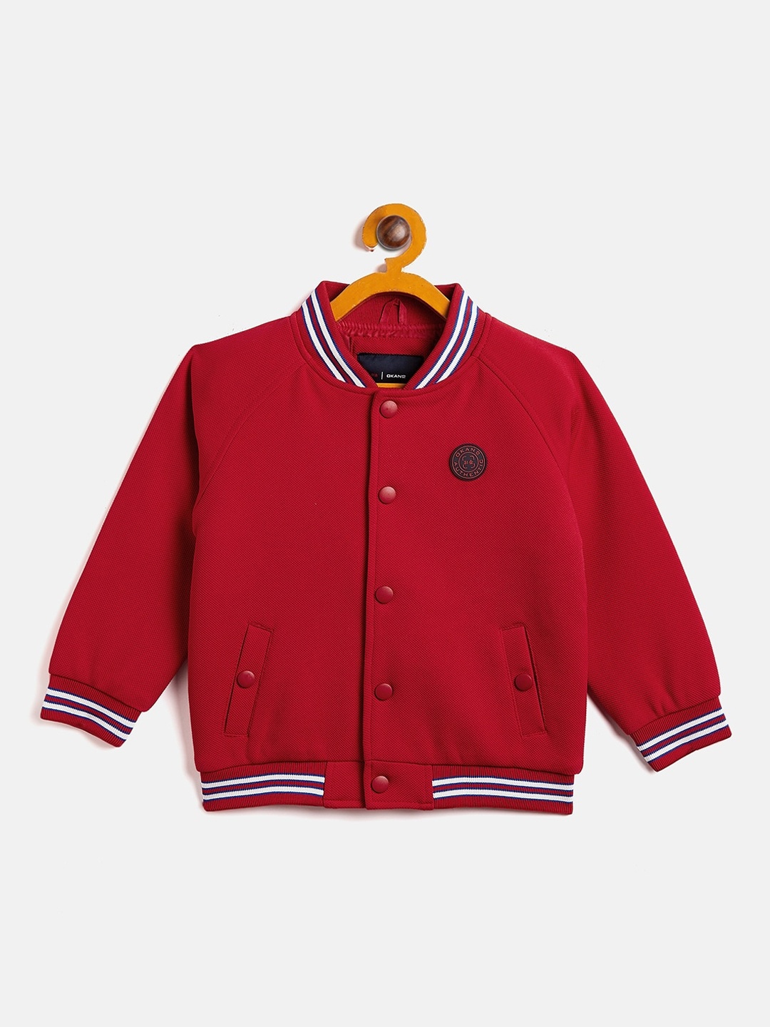 

Okane Boys Lightweight Bomber Jacket, Red