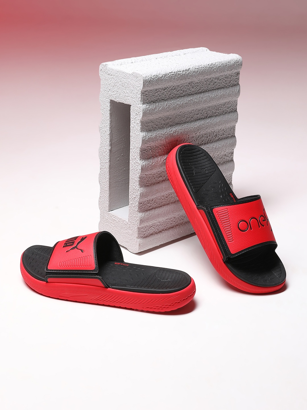 

one8 x PUMA Men Virat Kohli Printed Sliders, Red