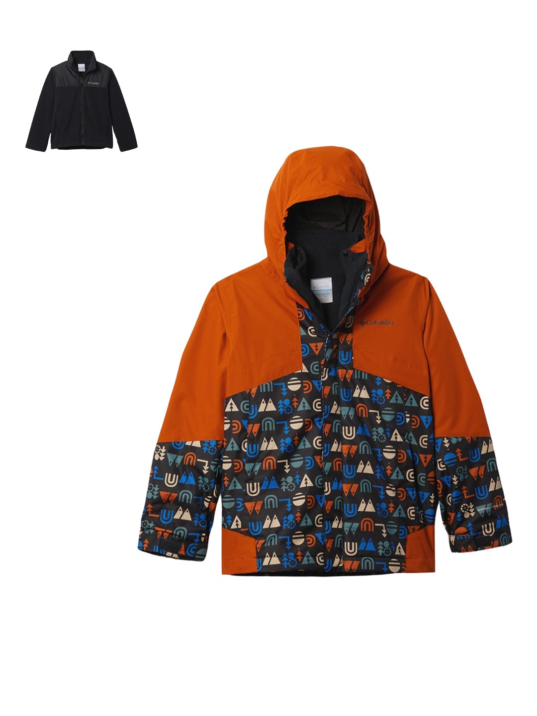 

Columbia Geometric Reversible Outdoor Padded Jacket, Black