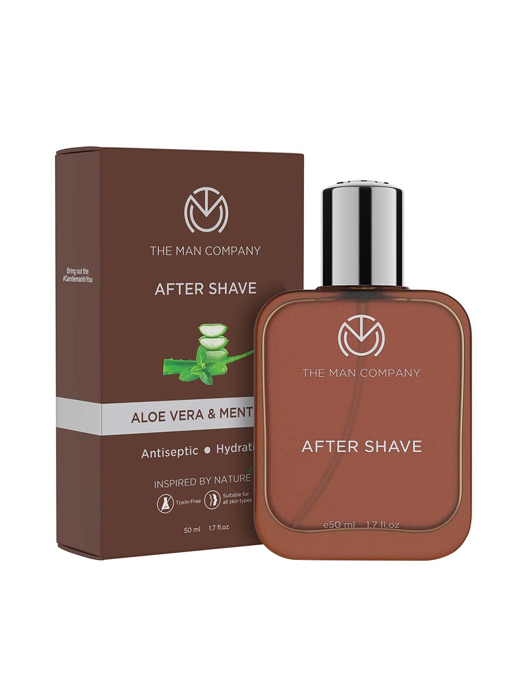 

THE MAN COMPANY After Shave Spray with Aloevera & Menthol - 50 ml, Red