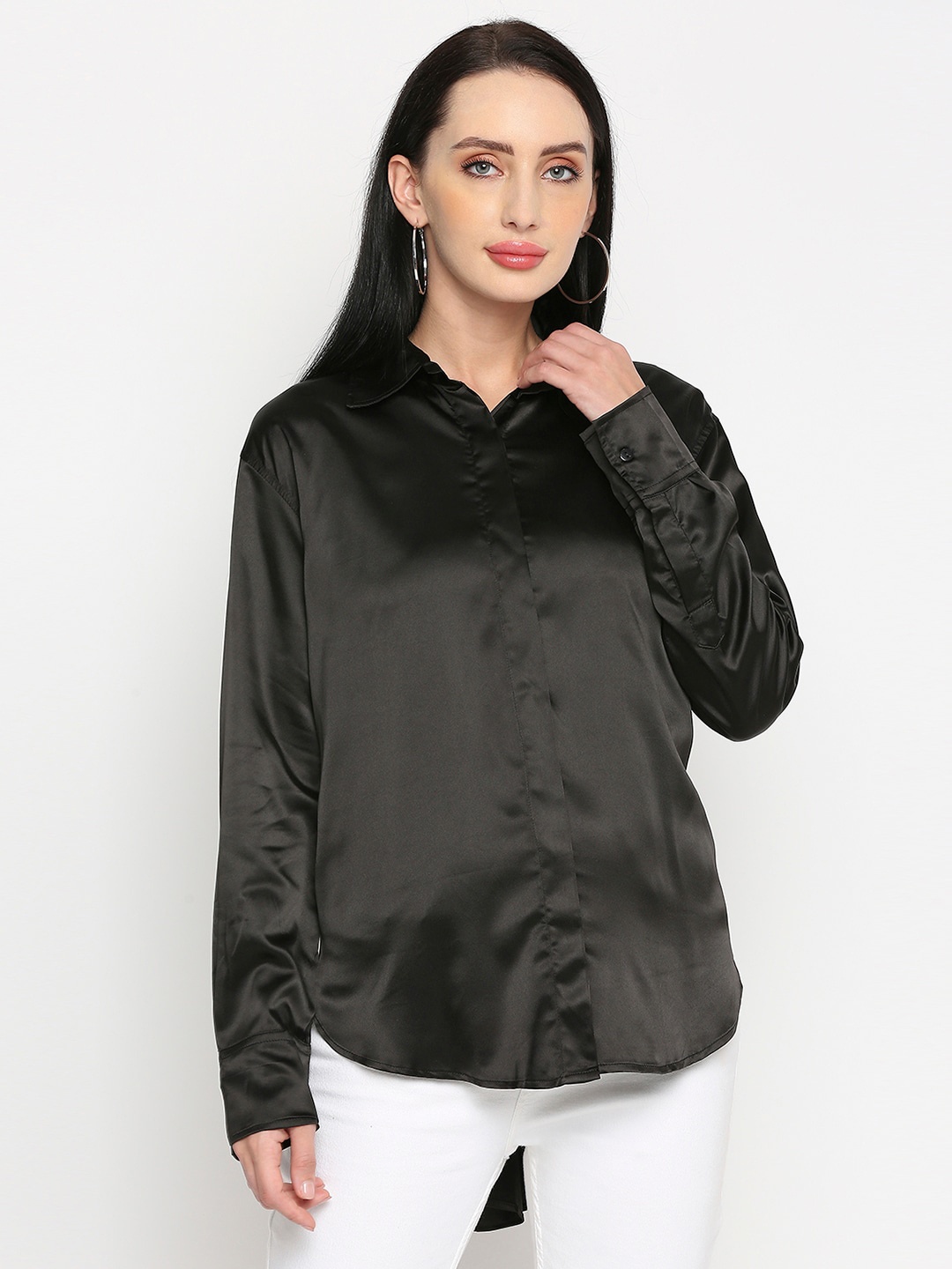 

Remanika Women Comfort Casual Shirt, Black