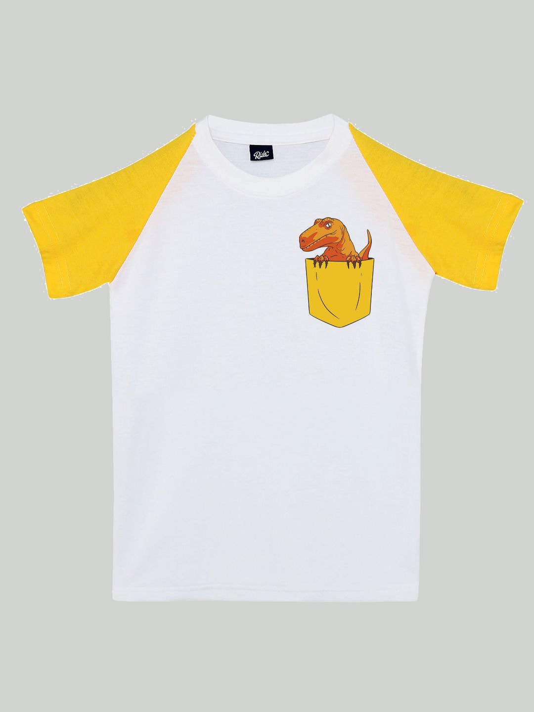 

RISH Boys Graphic Printed Cotton T-shirt, White