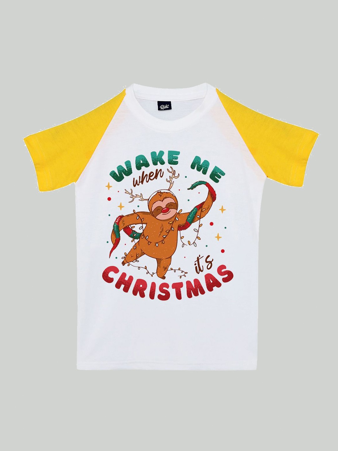 

RISH Boys Graphic Printed Cotton T-shirt, White