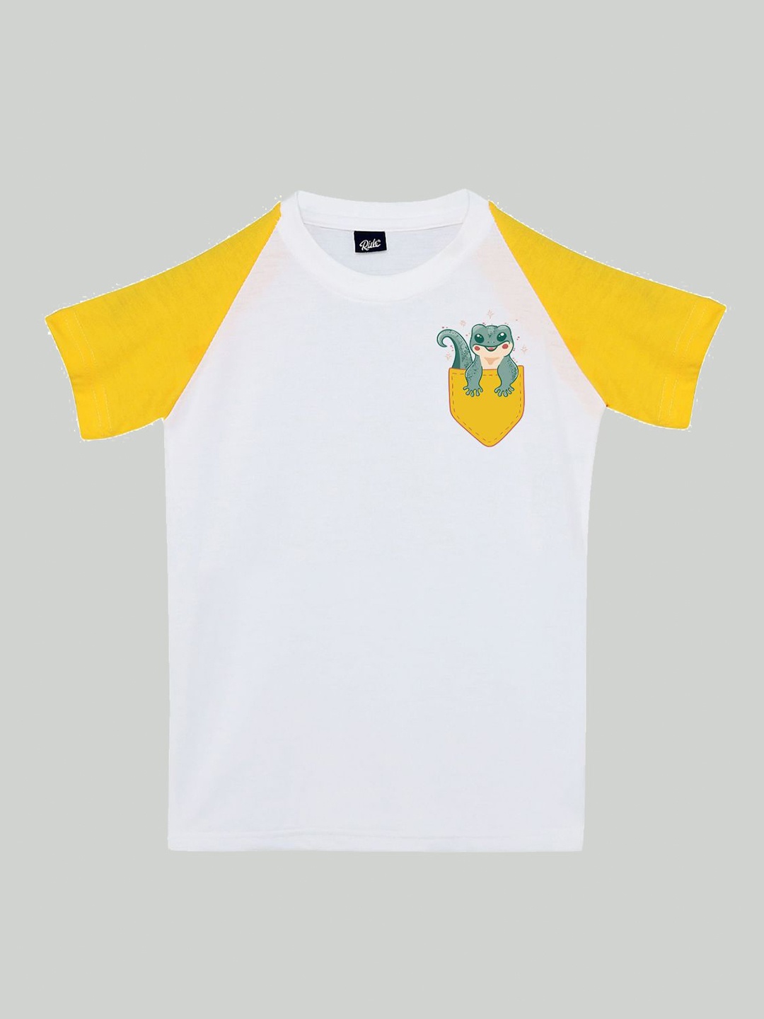 

RISH Boys Graphic Printed Cotton T-shirt, White