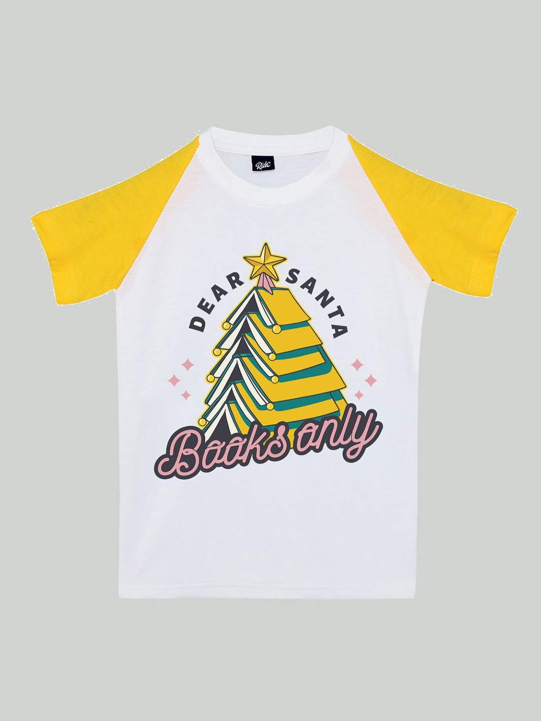 RISH Boys Graphic Printed Cotton T-shirt, White