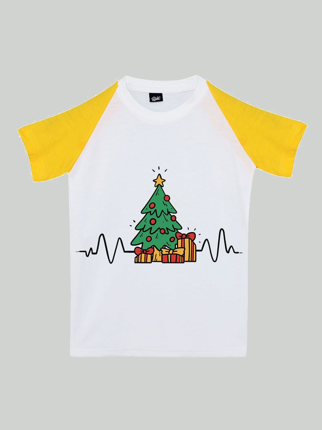 

RISH Boys Graphic Printed Cotton T-shirt, White