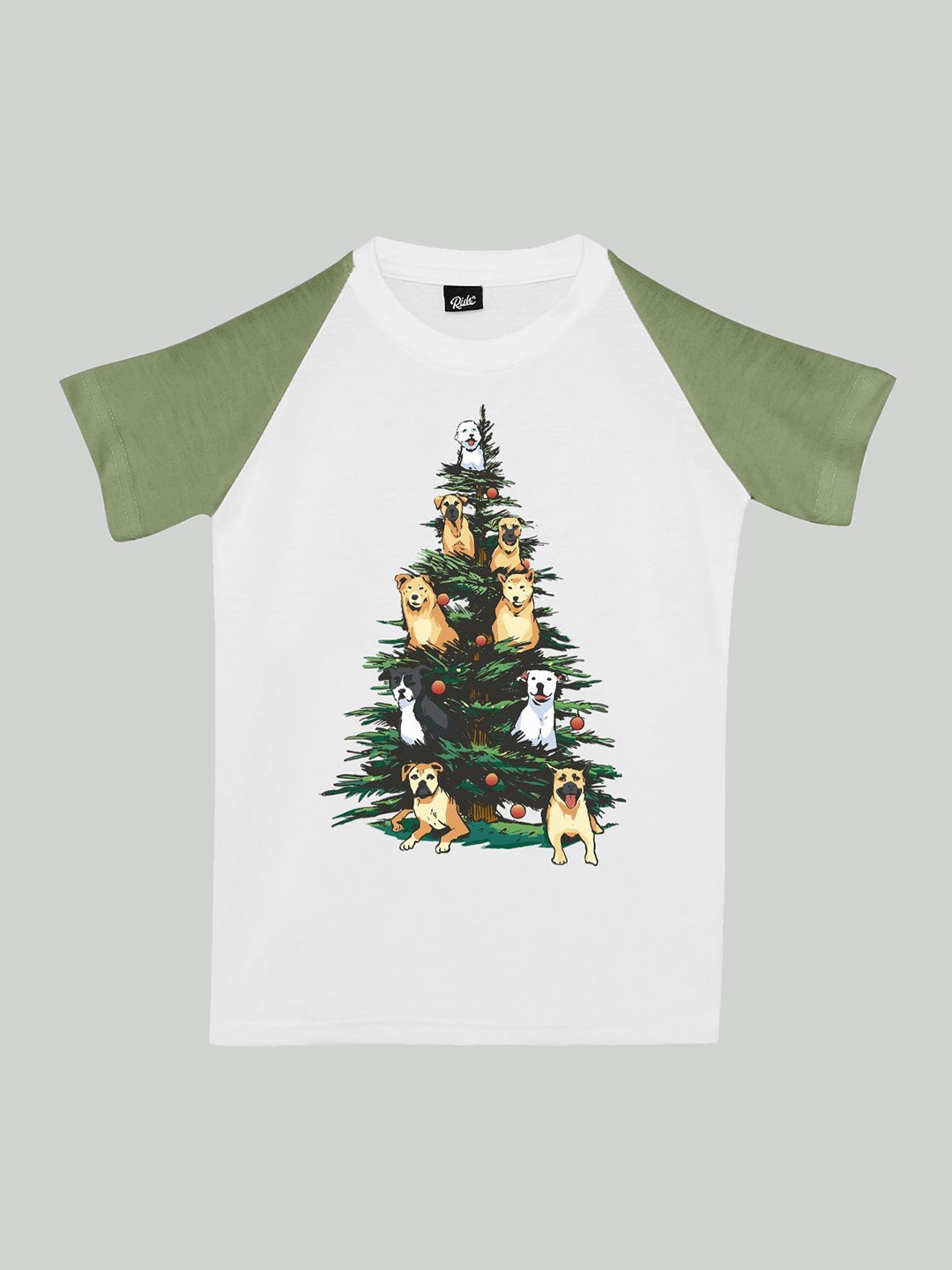 

RISH Boys Graphic Printed Cotton T-shirt, White