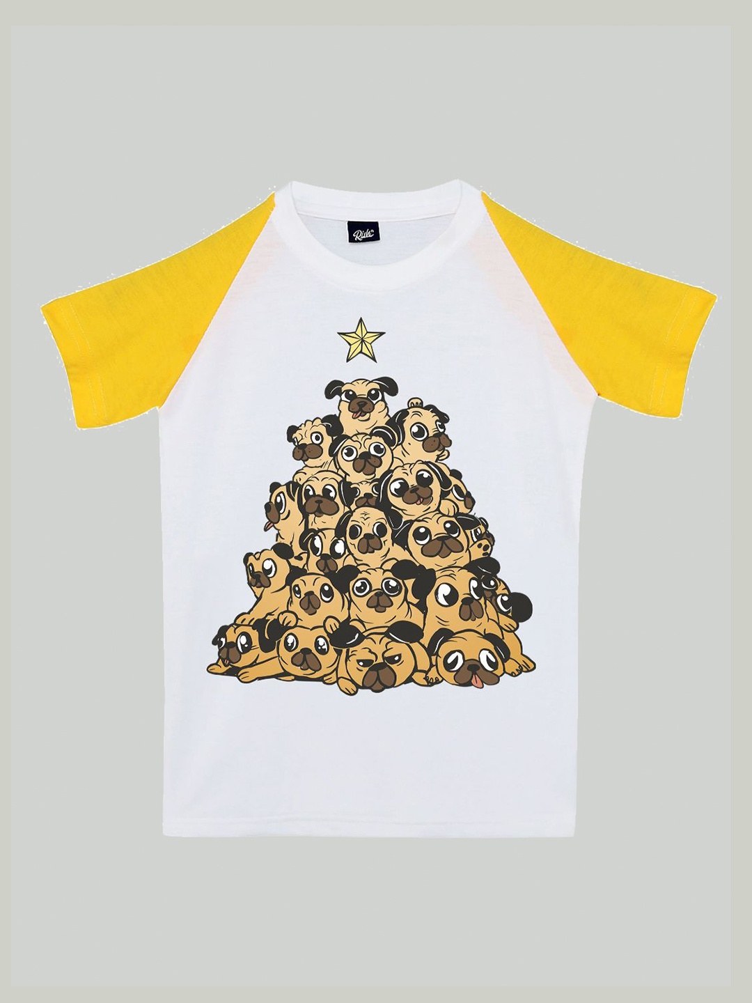 

RISH Boys Graphic Printed Cotton T-shirt, White