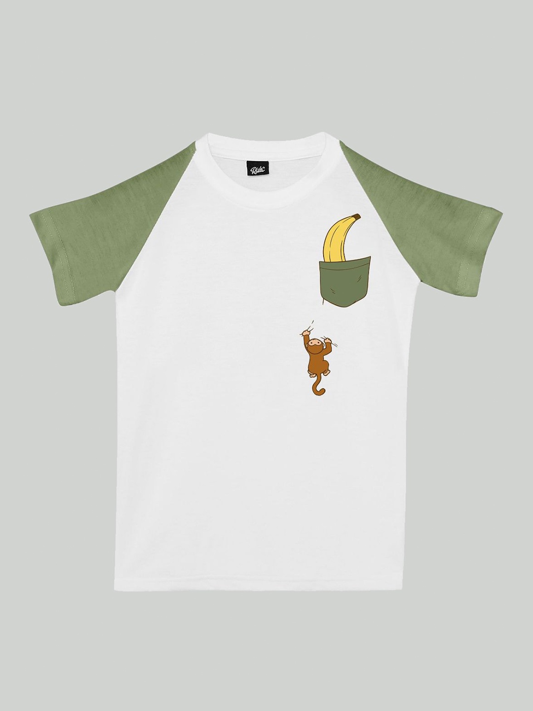 

RISH Boys Graphic Printed Cotton T-shirt, White