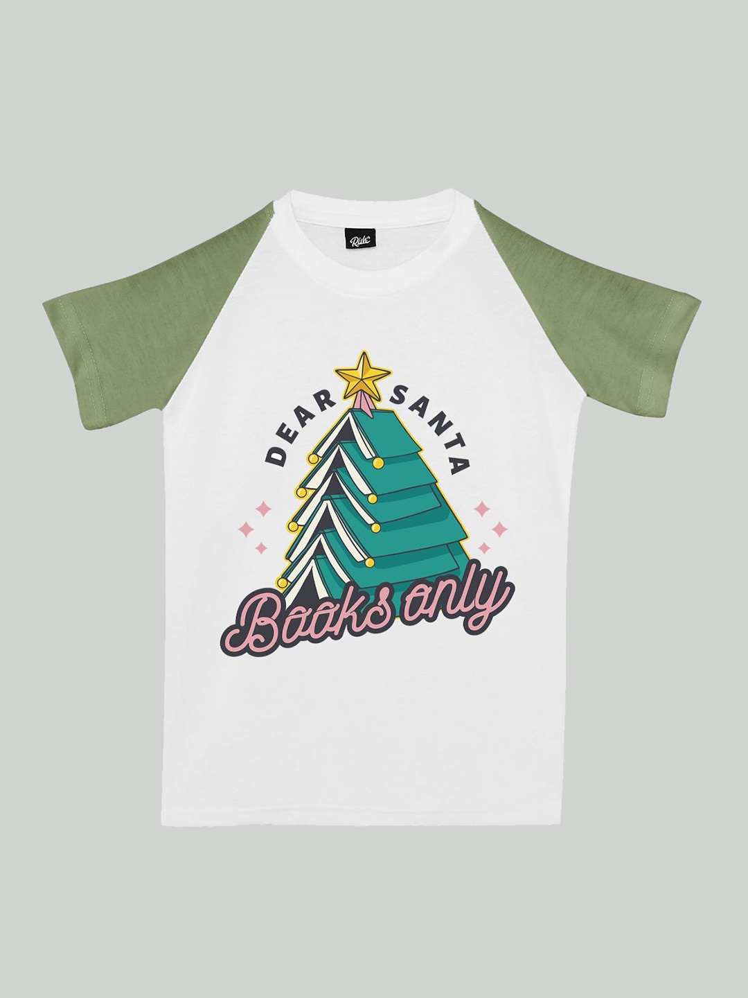 

RISH Boys Printed Cotton T-shirt, White